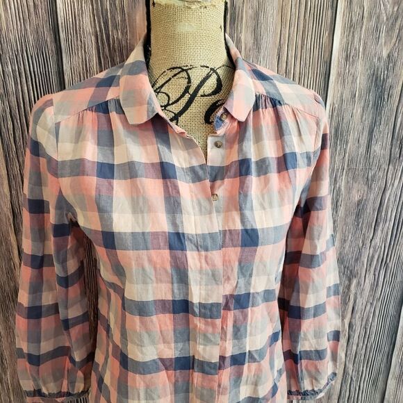 Broadway & Broome Plaid Spring Shirt - Picture 5 of 15